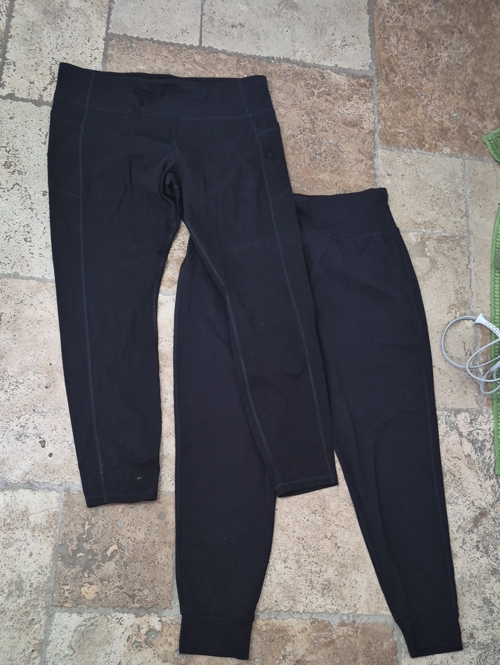 Pair Of Athletic Black Women's High-Rise Active Leggings